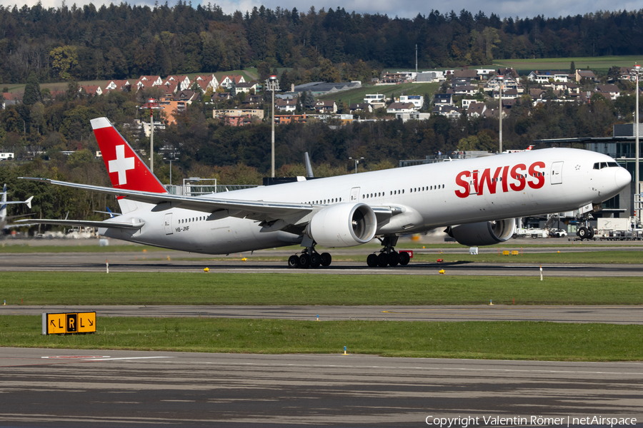 Swiss International Airlines Boeing 777-3DE(ER) (HB-JNF) | Photo 543831