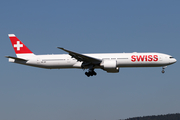 Swiss International Airlines Boeing 777-3DE(ER) (HB-JNF) at  Zurich - Kloten, Switzerland