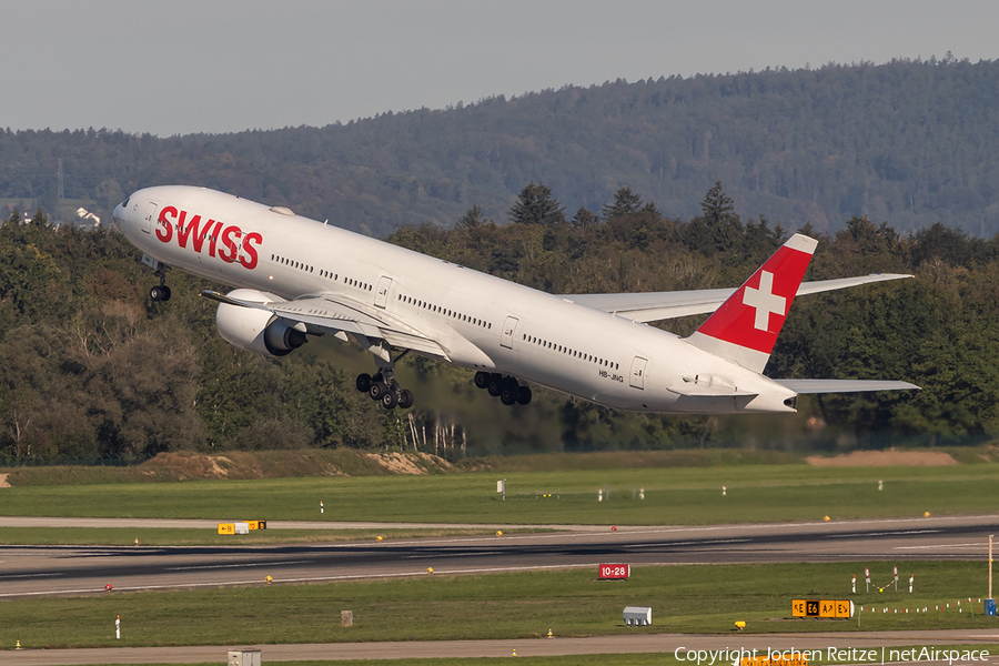 Swiss International Airlines Boeing 777-3DE(ER) (HB-JNG) | Photo 266062