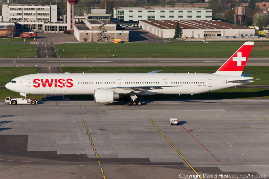 Swiss International Airlines Boeing 777-3DE(ER) (HB-JNG) | Photo 421426