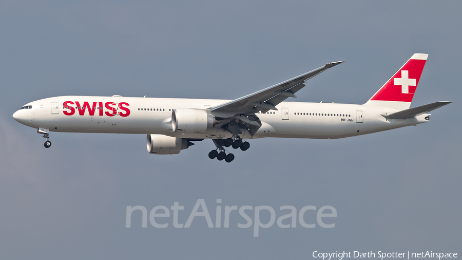 Swiss International Airlines Boeing 777-3DE(ER) (HB-JNH) | Photo 318577