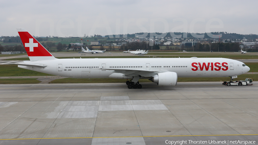 Swiss International Airlines Boeing 777-3DE(ER) (HB-JNH) | Photo 212692