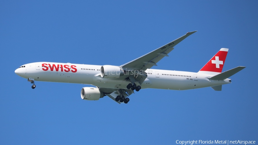 Swiss International Airlines Boeing 777-3DE(ER) (HB-JNJ) | Photo 316849