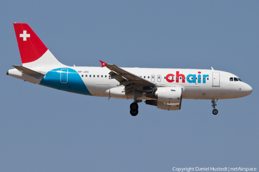 Chair Airlines Airbus A319-112 (HB-JOG) | Photo 472538