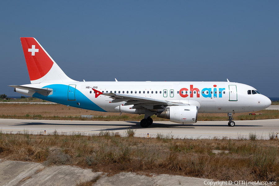 Chair Airlines Airbus A319-112 (HB-JOG) | Photo 345398