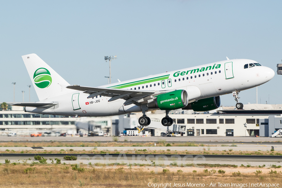 Germania Flug Airbus A319-112 (HB-JOG) | Photo 171367