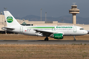 Germania Flug Airbus A319-112 (HB-JOG) at  Palma De Mallorca - Son San Juan, Spain