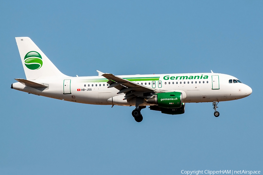 Germania Flug Airbus A319-112 (HB-JOG) | Photo 270618