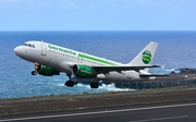 Germania Flug Airbus A319-112 (HB-JOG) at  La Palma (Santa Cruz de La Palma), Spain