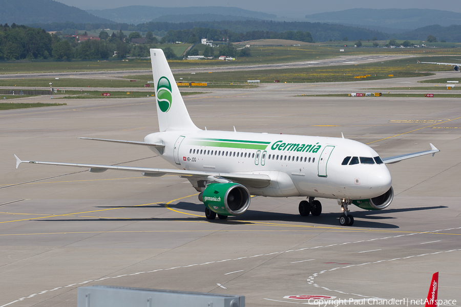 Germania Flug Airbus A319-112 (HB-JOG) | Photo 244222