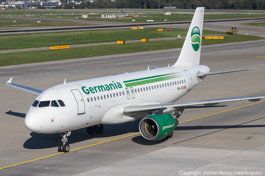 Germania Flug Airbus A319-112 (HB-JOG) | Photo 266049