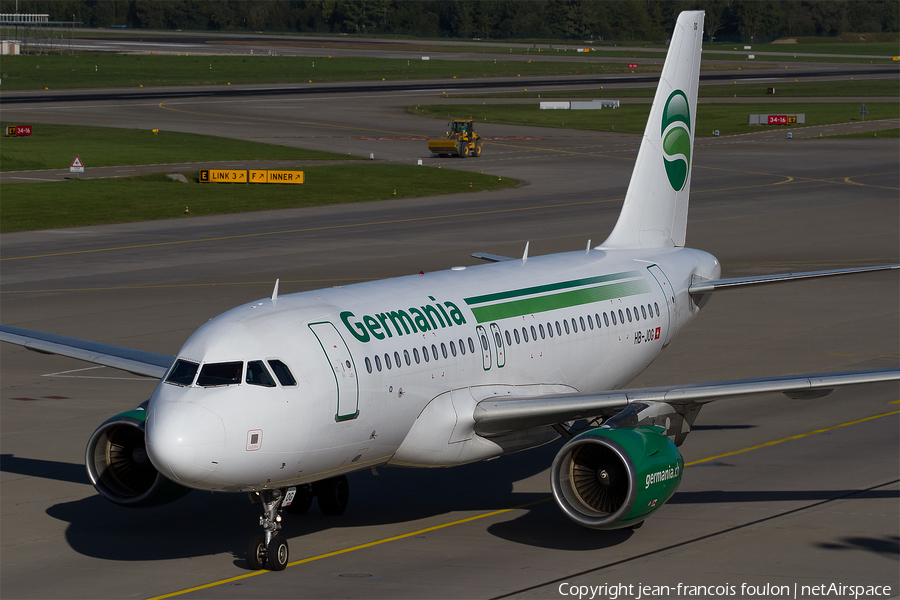 Germania Flug Airbus A319-112 (HB-JOG) | Photo 266411