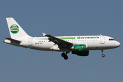 Germania Flug Airbus A319-112 (HB-JOG) at  Zurich - Kloten, Switzerland