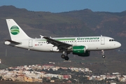 Germania Airbus A319-112 (HB-JOH) at  Gran Canaria, Spain