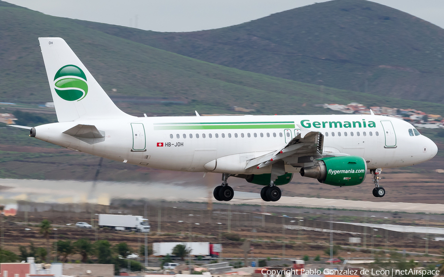 Germania Airbus A319-112 (HB-JOH) | Photo 339659