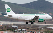 Germania Airbus A319-112 (HB-JOH) at  Gran Canaria, Spain