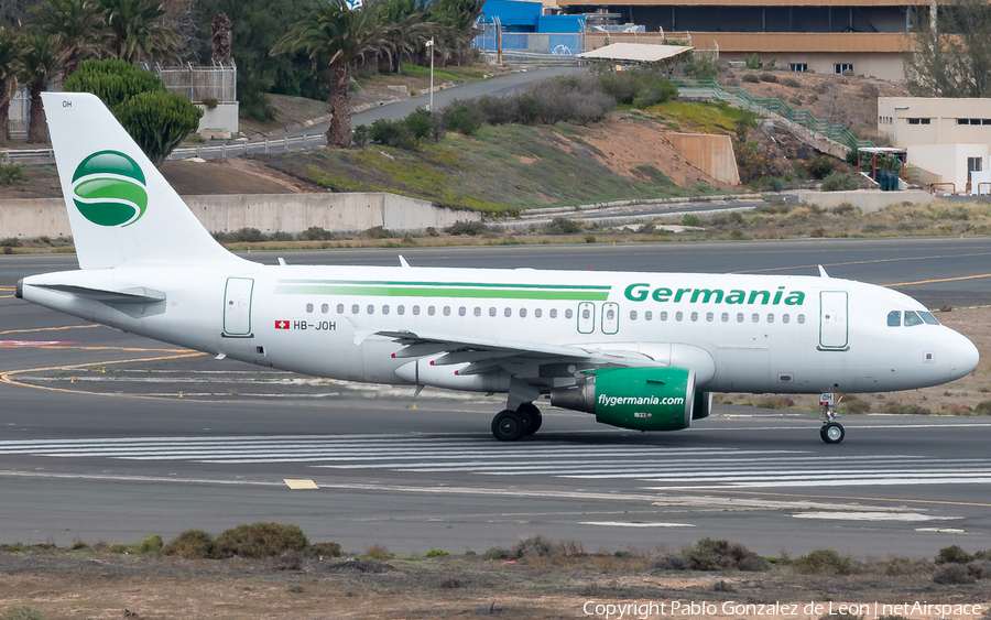 Germania Airbus A319-112 (HB-JOH) | Photo 339660