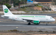 Germania Airbus A319-112 (HB-JOH) at  Gran Canaria, Spain