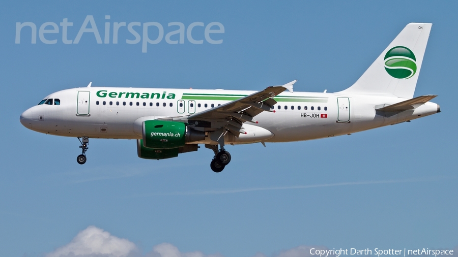 Germania Airbus A319-112 (HB-JOH) | Photo 138439