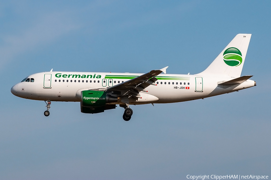 Germania Airbus A319-112 (HB-JOH) | Photo 267301