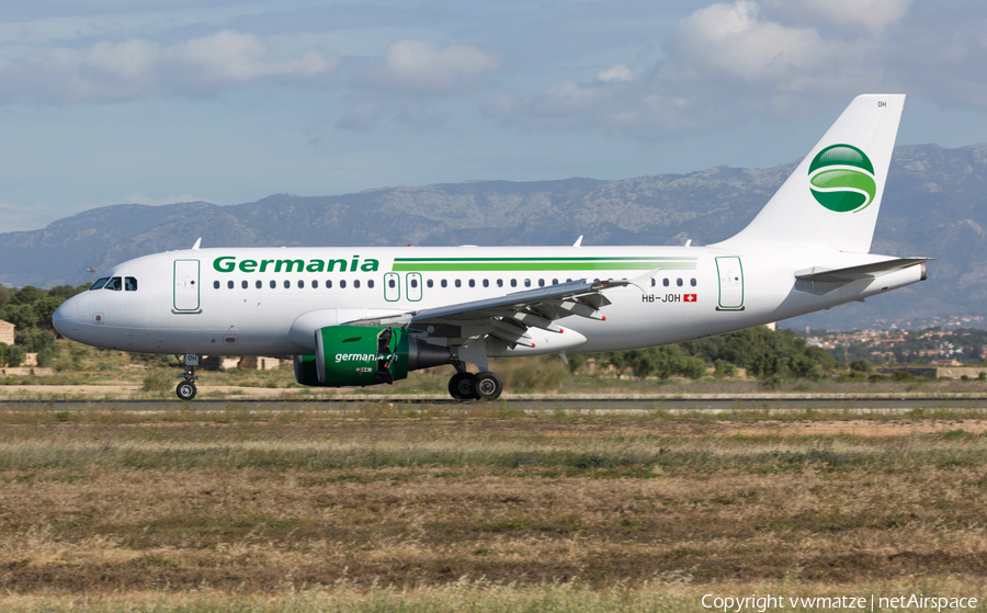 Germania Airbus A319-112 (HB-JOH) | Photo 293087