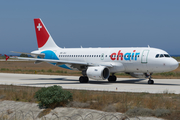 Chair Airlines Airbus A319-112 (HB-JOJ) at  Rhodes, Greece
