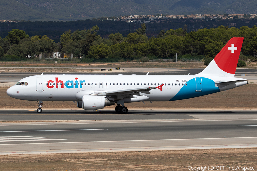 Chair Airlines Airbus A320-214 (HB-JOK) | Photo 532603