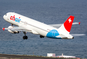 Chair Airlines Airbus A320-214 (HB-JOP) at  La Palma (Santa Cruz de La Palma), Spain