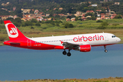 Air Berlin (Belair) Airbus A320-214 (HB-JOZ) at  Corfu - International, Greece