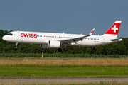 Swiss International Airlines Airbus A321-271NX (HB-JPA) at  Hamburg - Fuhlsbuettel (Helmut Schmidt), Germany