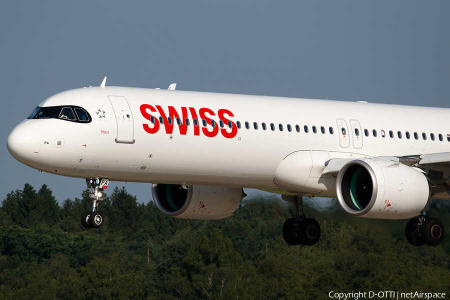 Swiss International Airlines Airbus A321-271NX (HB-JPA) | Photo 456185