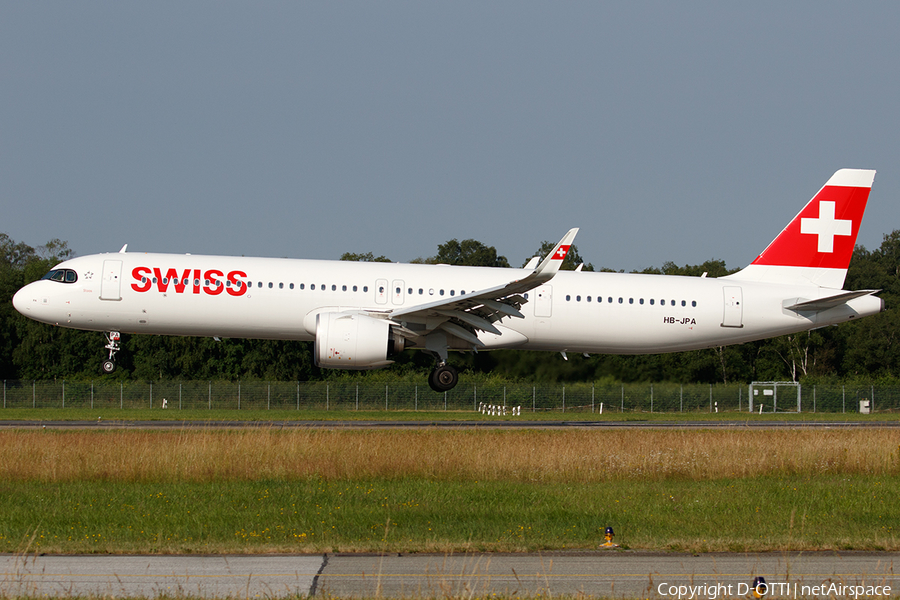 Swiss International Airlines Airbus A321-271NX (HB-JPA) | Photo 456186