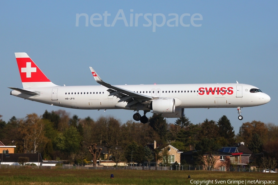 Swiss International Airlines Airbus A321-271NX (HB-JPA) | Photo 505400