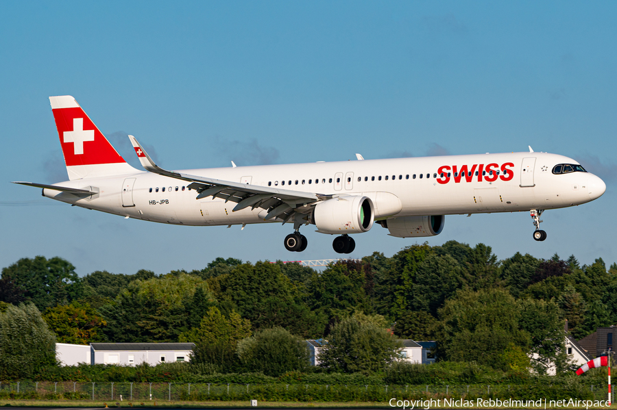 Swiss International Airlines Airbus A321-271NX (HB-JPB) | Photo 468708