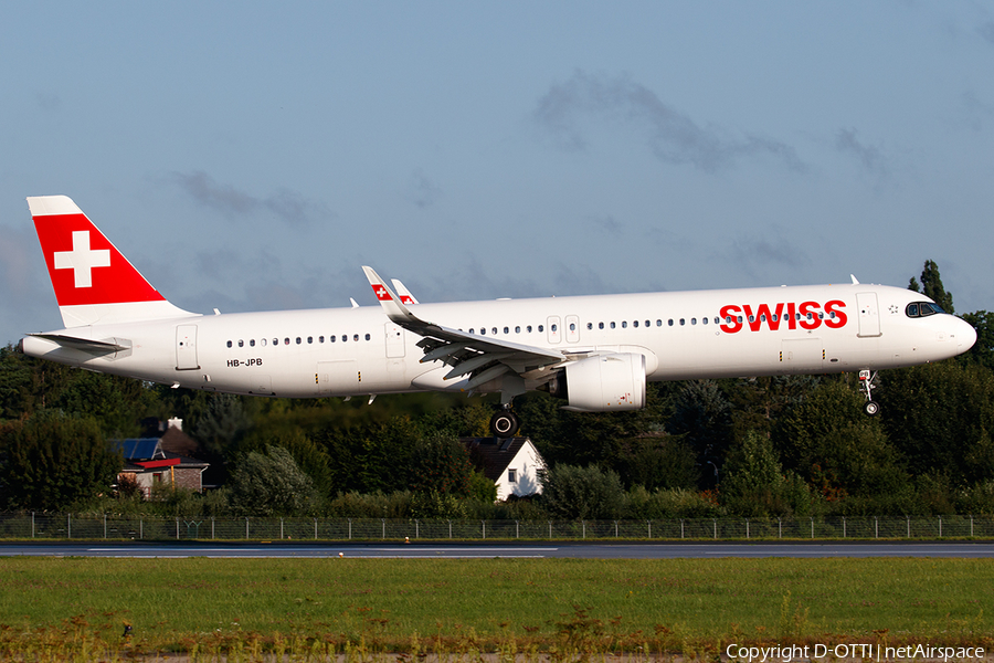 Swiss International Airlines Airbus A321-271NX (HB-JPB) | Photo 468719