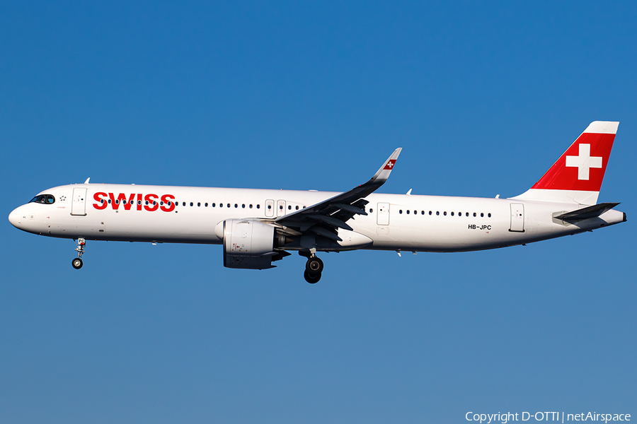 Swiss International Airlines Airbus A321-271NX (HB-JPC) | Photo 680520