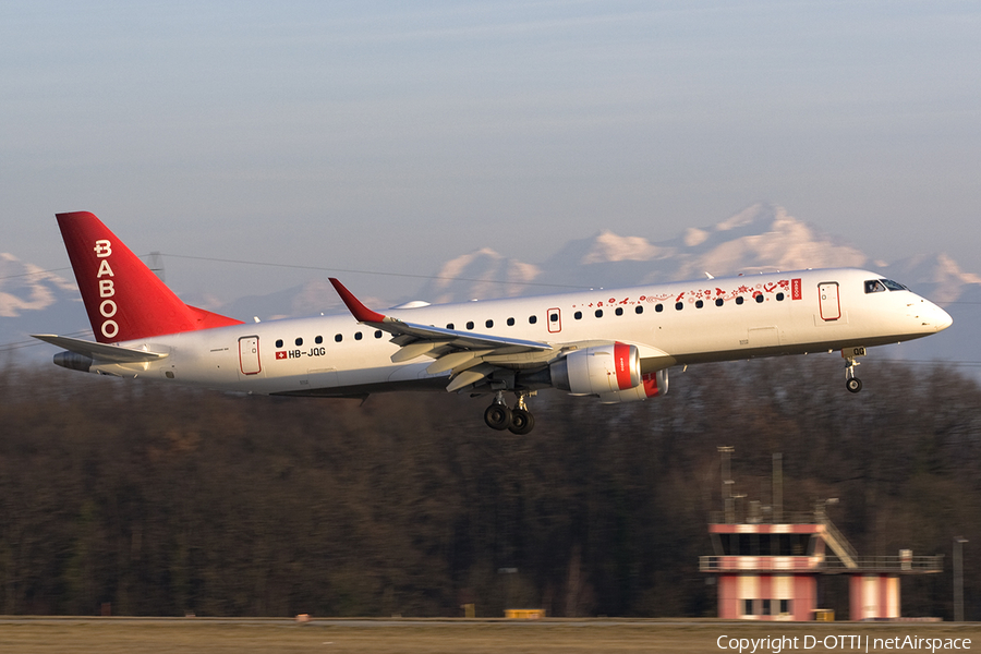 Flybaboo Embraer ERJ-190LR (ERJ-190-100LR) (HB-JQG) | Photo 272218