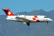REGA - Swiss Air Rescue Bombardier CL-600-2B16 Challenger 604 (HB-JRA) at  Gran Canaria, Spain