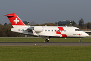 REGA - Swiss Air Rescue Bombardier CL-600-2B16 Challenger 604 (HB-JRB) at  Hamburg - Fuhlsbuettel (Helmut Schmidt), Germany