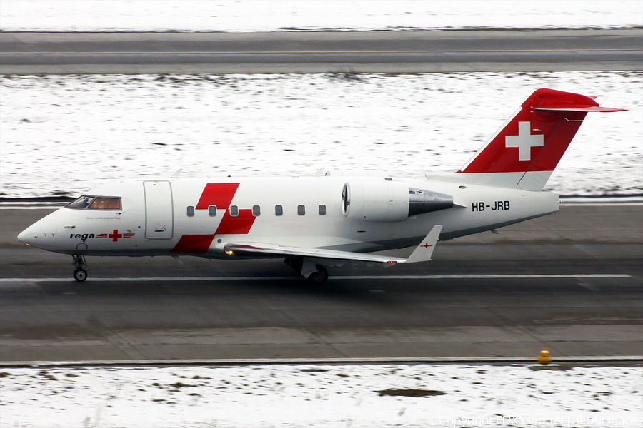 REGA - Swiss Air Rescue Bombardier CL-600-2B16 Challenger 604 (HB-JRB) | Photo 279137