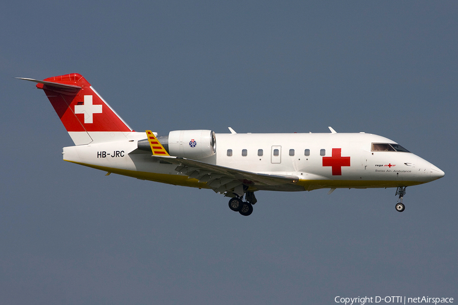 REGA - Swiss Air Rescue Bombardier CL-600-2B16 Challenger 604 (HB-JRC) | Photo 268828