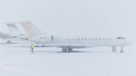 Execujet Europe Bombardier BD-700-1A10 Global 6000 (HB-JSK) at  Samedan - St. Moritz, Switzerland