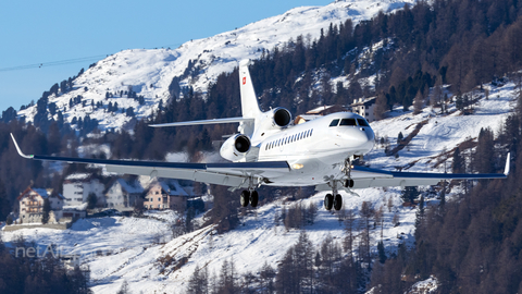 CAT Aviation AG Dassault Falcon 7X (HB-JST) at  Samedan - St. Moritz, Switzerland