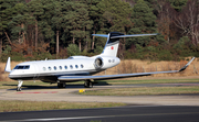 Swiss Jet Gulfstream G650 (HB-JUF) at  Farnborough, United Kingdom