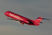 Helvetic Airways Fokker 100 (HB-JVB) at  Zurich - Kloten, Switzerland