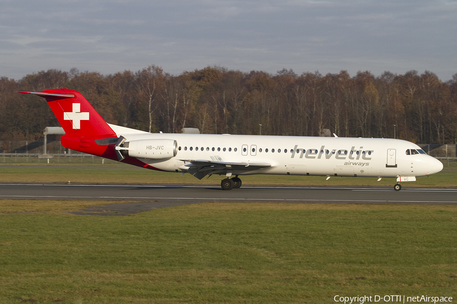 Helvetic Airways Fokker 100 (HB-JVC) | Photo 372580