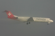 Helvetic Airways Fokker 100 (HB-JVC) at  Zurich - Kloten, Switzerland