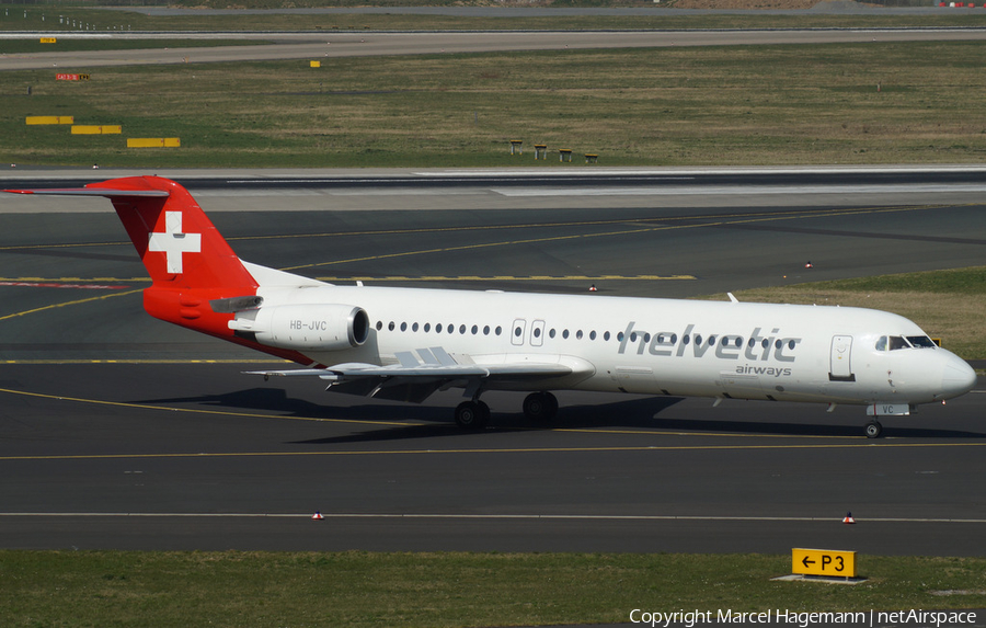 Helvetic Airways Fokker 100 (HB-JVC) | Photo 124700