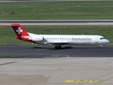 Helvetic Airways Fokker 100 (HB-JVC) at  Dusseldorf - International, Germany