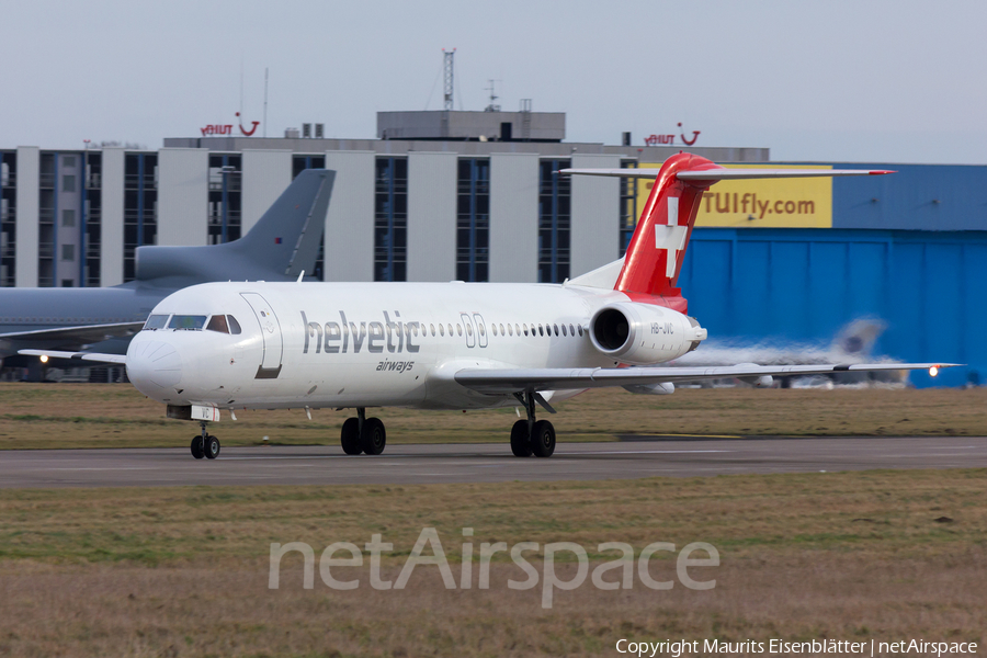 Helvetic Airways Fokker 100 (HB-JVC) | Photo 40687